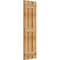 Ekena Millwork Spaced Board-n-Batten Shutters, Rough Sawn Western Red Cedar, 17 1/8W x 55H, PR RBS06S17X055RWR - alternate 2